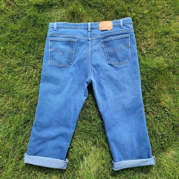 Vintage Levi’s 517 orange tab crop jeans - Picture 1 of 5